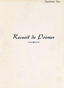 RECEUIL DE POEMES D ANDRE NICOSIA - INOUBLIABLE ORAN (1)